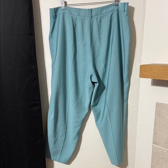 Eloquii Teal Double-Breasted Pantsuit - Picture 9 of 9